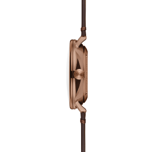 HAMBURG automatique bleu bronze cuir moka S02-HH46-VI17