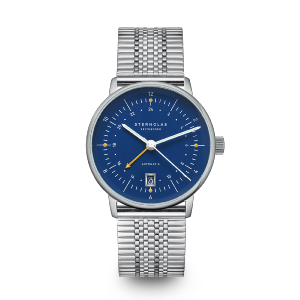 NAOS Pro GMT automatique argenté bleu superslim argenté S02-NG06-ME08