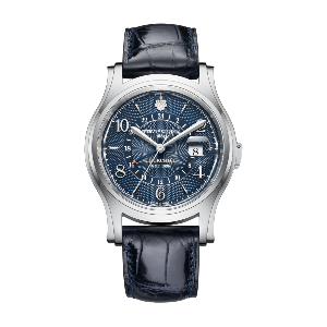 Churchill 1895 GMT bleu - cuir bleu - 2811.1GMTB