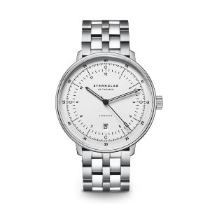 HAMBURG automatique argenté bracelet acier argenté S02-HH47-ME13