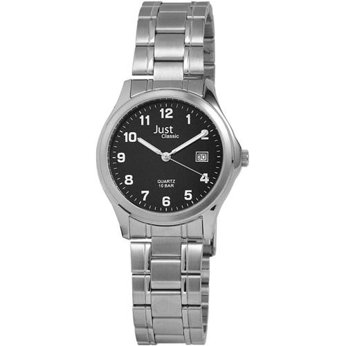 Montre Just Homme Quartz, avec bracelet en acier inoxydable