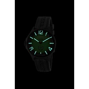 Montre DARKMOON 2030 46.5mm PVD noir cadran vert 25ème anniversaire
