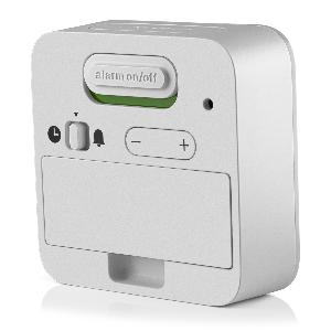 Réveil digital Braun carré blanc, BC08W