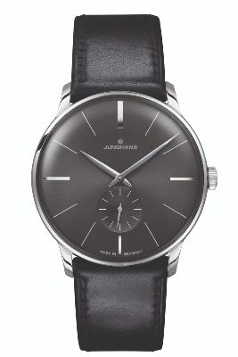 Montre Junghans Meister Handaufzug - Remontage Manuel - 027/3503.00, bracelet cuir