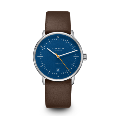 NAOS AUTO bleue argenté cuir marron S02-NA45-PR04