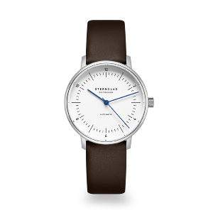 NAOS XS auto acier argent cuir noir S02-ND01-KL05