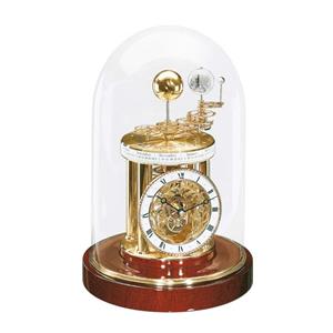 Pendule à poser Astrolabium quartz squelette Hermle 22836-072987