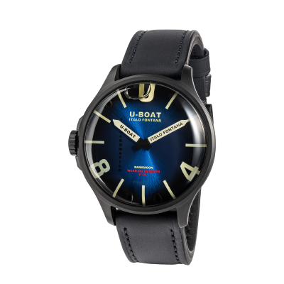 Montre DARKMOON 3341 46.5mm acier PVD noir bleu EDITION KAMA