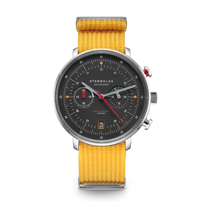 HAMBURG CHRONO Edition Neuwerk bracelet nato jaune S01-HCN03-FI01