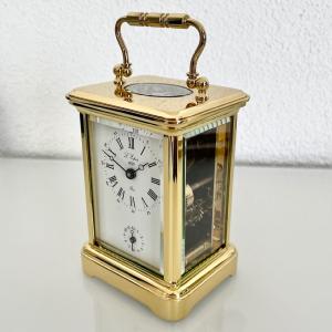 Pendule de voyage L'Epée Corniche moyenne avec réveille-matin 605.58