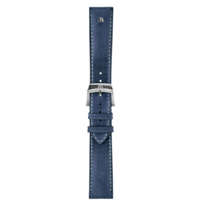 Bracelet cuir bleu Eliros 20mm ML740-005107 Maurice Lacroix