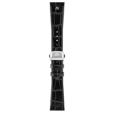 Bracelet cuir noir Pontos 21mm ML800-005005 Maurice Lacroix