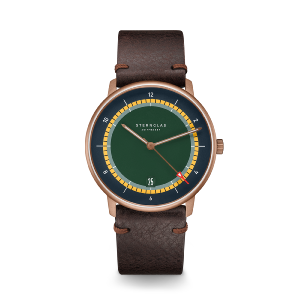 NAOS Argo Bronze vert foncé or cuir marron S01-NAX48-VI17