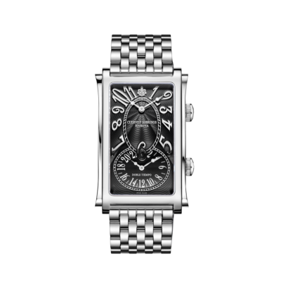 Prominente Iconico Doble Tiempo noir - acier - 1112B.1NM