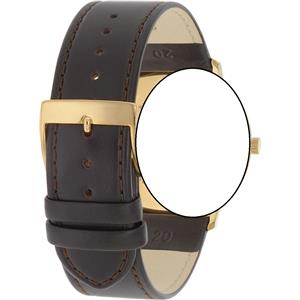 Bracelet de montre en cuir marron Junghans max bill Quartz mixte 20mm n°6575