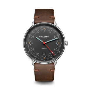 Montre édition limitée HAMBURG AUTOMATIQUE EDITION NEUWERK gris baryté argent S02-HHN11-VI11