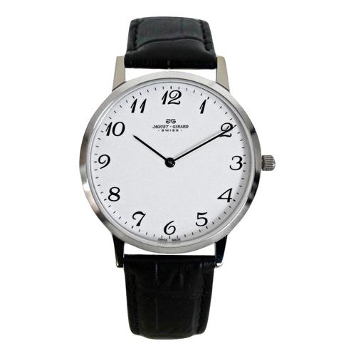 Montre quartz plaqué rhodium - Jaquet Girard Z039-698