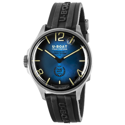 Montre DARKMOON 2029 46.5mm acier cadran bleu 25ème anniversaire