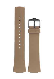 Bracelet de montre en caoutchouc marron Junghans Force n°6828