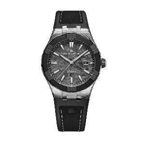 AIKON-IC Automatic Frozen Carbon Acier de Damas 43mm AC6008-K1C34-130-3