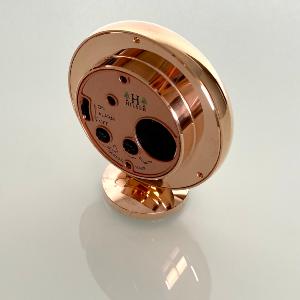 Pendulette réveil Attica laiton rose doré HILSER 118503-3