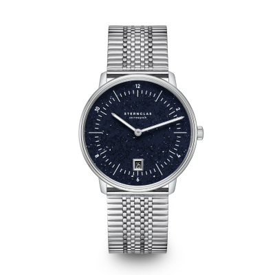 NAOS édition Aventurin noire argentée superslim argenté S01-NAN40-ME08