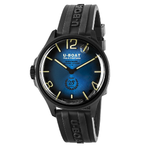Montre DARKMOON 2028 46.5mm PVD noir cadran bleu 25ème anniversaire