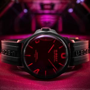 Montre DARKMOON 8466/B 44mm verre rouge PVD