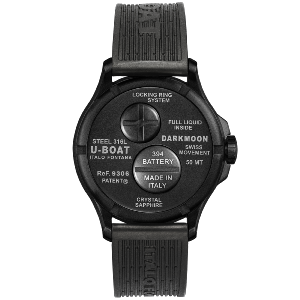 Montre DARKMOON 9306 40mm verre rouge PVD*