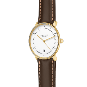NAOS Heritage blanc doré cuir bronze S01-NAE02-BR01