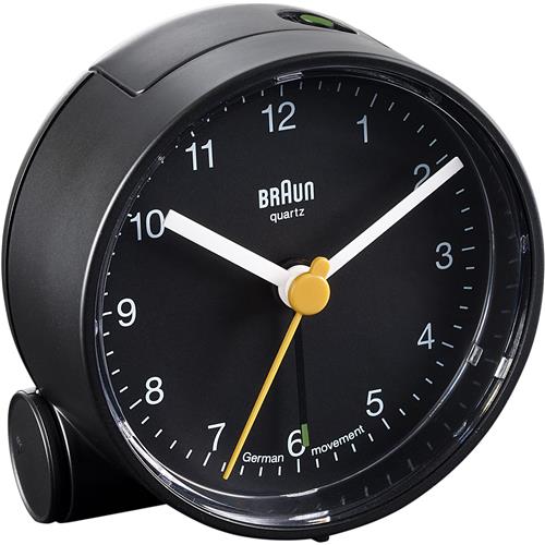 Réveil rond noir Braun BNC001BKBK
