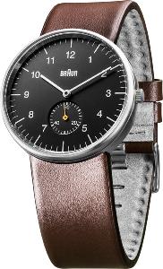 Montre Braun Classic 38mm, bracelet cuir marron, BN0024BKBRG