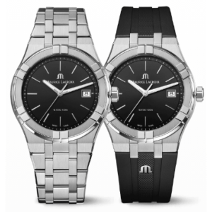 AIKON Quartz noir 40mm strap set AI1108-SS00F-330-A 