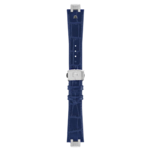 Bracelet cuir bleu Aikon 24mm ML800-005036 Maurice Lacroix